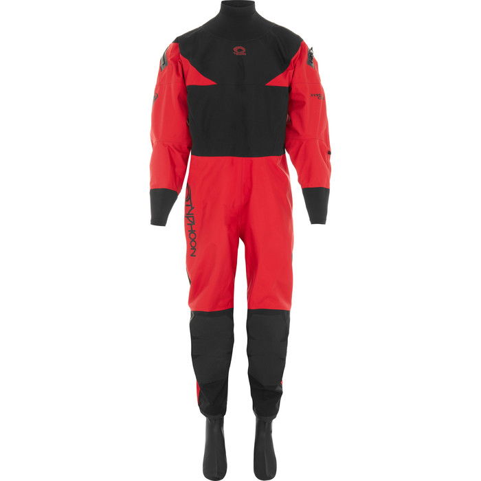 Typhoon Hypercurve Back Zip 2024 4 Trockentauchanzug 100179 - Rot / Black