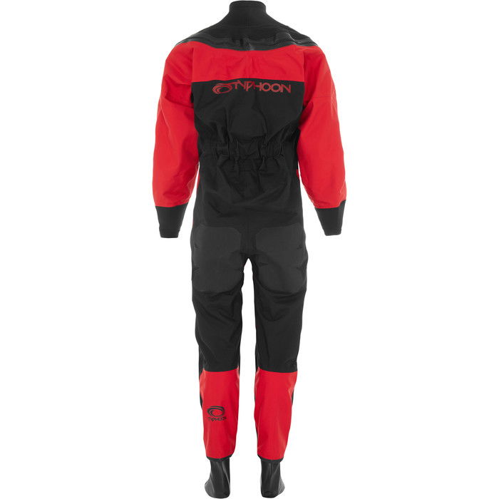 Typhoon Hypercurve Back Zip 2024 4 Trockentauchanzug 100179 - Rot / Black