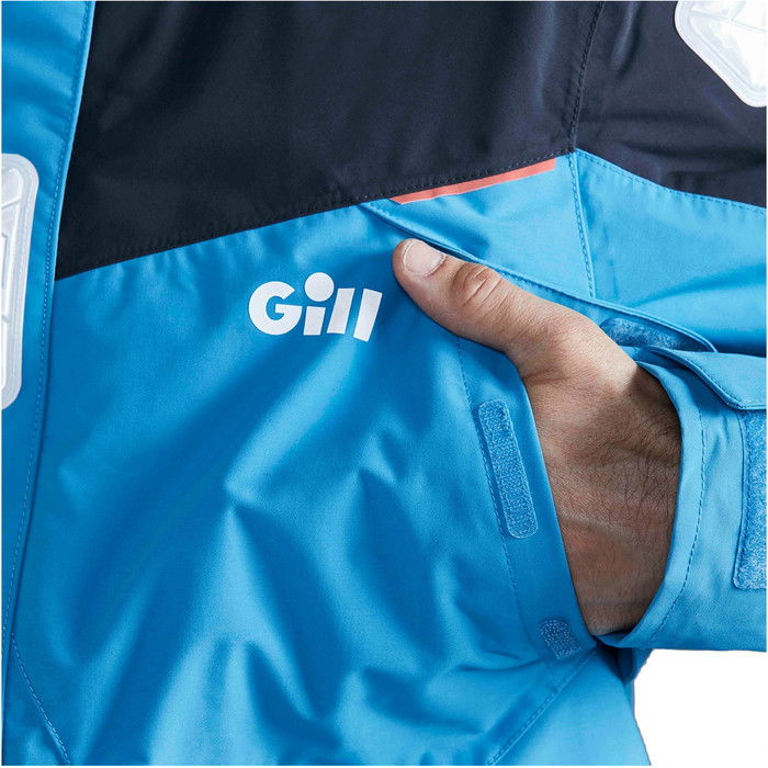 2024 Gill Mens OS2 Offshore Sailing Jacket OS25J - Blue Jay