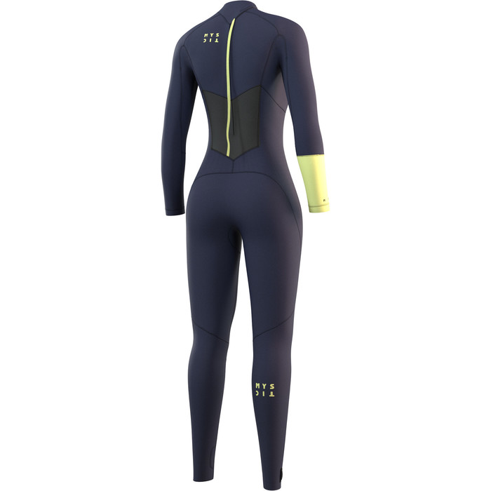 2024 Mystic Womens Dazzled 5/3mm Back Zip Wetsuit 35000220096 - Night Blue