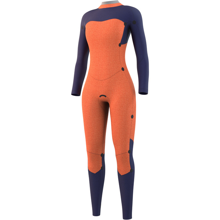 2024 Mystic Womens Dazzled 5/3mm Back Zip Wetsuit 35000220096 - Night Blue