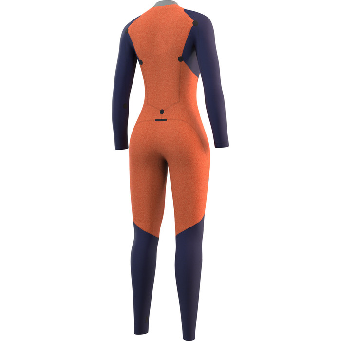 2024 Mystic Womens Dazzled 5/3mm Back Zip Wetsuit 35000220096 - Night Blue