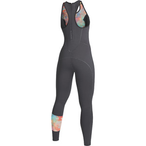 2023 Mystic Womens Lunar 2mm Back Zip Long Jane Wetsuit 35001220155 - Dark Grey