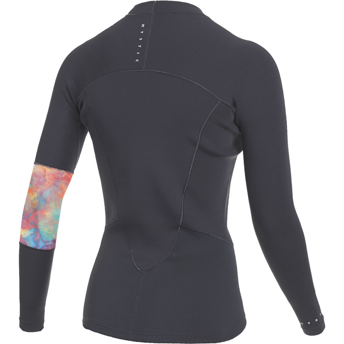 2023 Mystic Womens Lunar 2mm Long Sleeve Wetsuit Top 35001220157 - Dark Grey