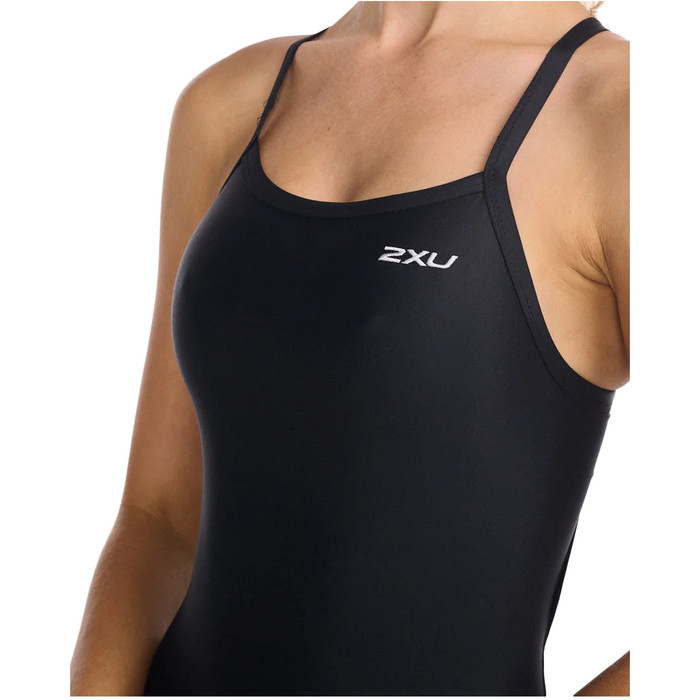 2024 2XU Womens Propel One Piece WS6645d - Black / White