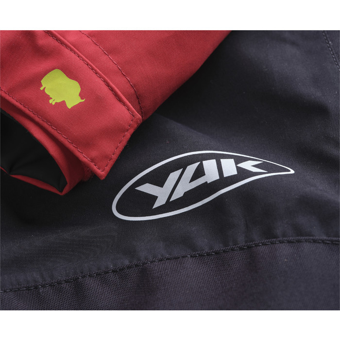 2024 Yak Strata Kayak Drysuit with Con Zip 6585 - Red / Black