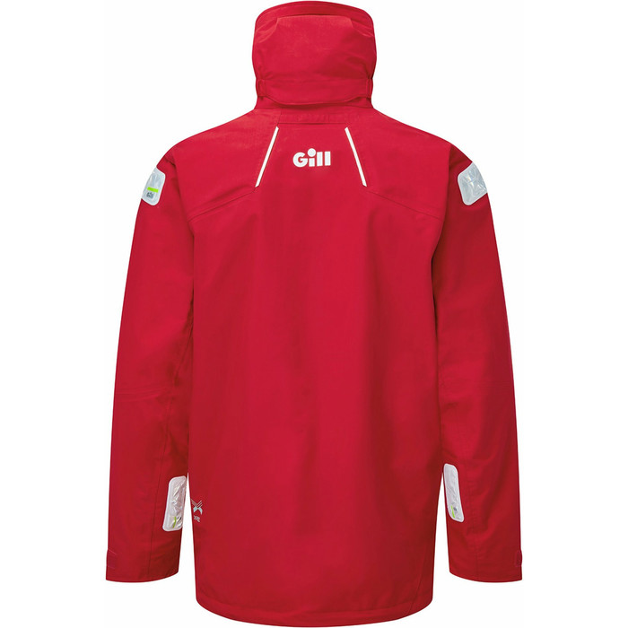 2023 Gill Mens OS2 Offshore Sailing Jacket & Trouser Combi Set - Red