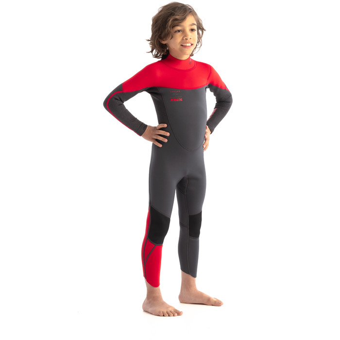 2024 Jobe Junior Boston 3/2mm Back Zip Wetsuit 3035210 - Red