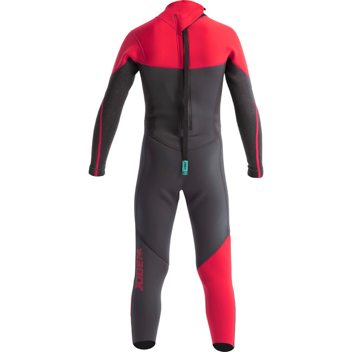 2024 Jobe Junior Boston 3/2mm Back Zip Wetsuit 3035210 - Red