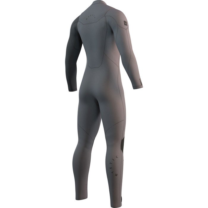 2024 Mystic Mens Marshall 3/2mm Chest Zip Wetsuit 35000.230010 - Light Grey