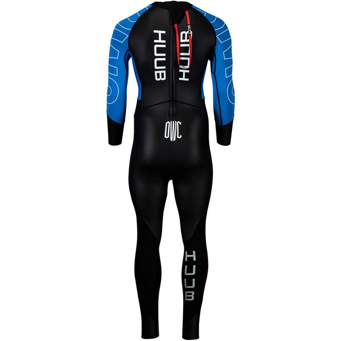 2024 Huub Mens Open Water Collective Back Zip Swim Wetsuit OWCBL - Black / Blue