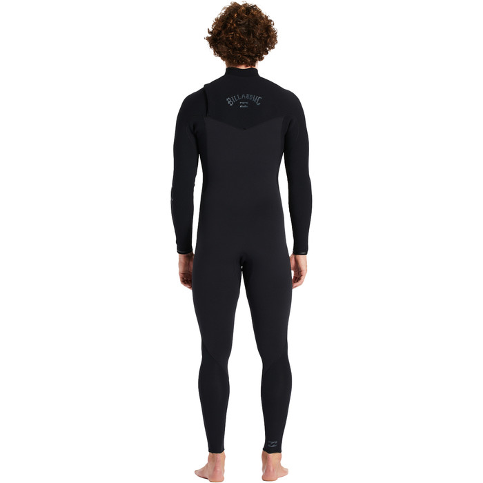 2024 Billabong Mnner Revolution 3/2mm Brustreiverschluss Neoprenanzug ABYW100176 - Black