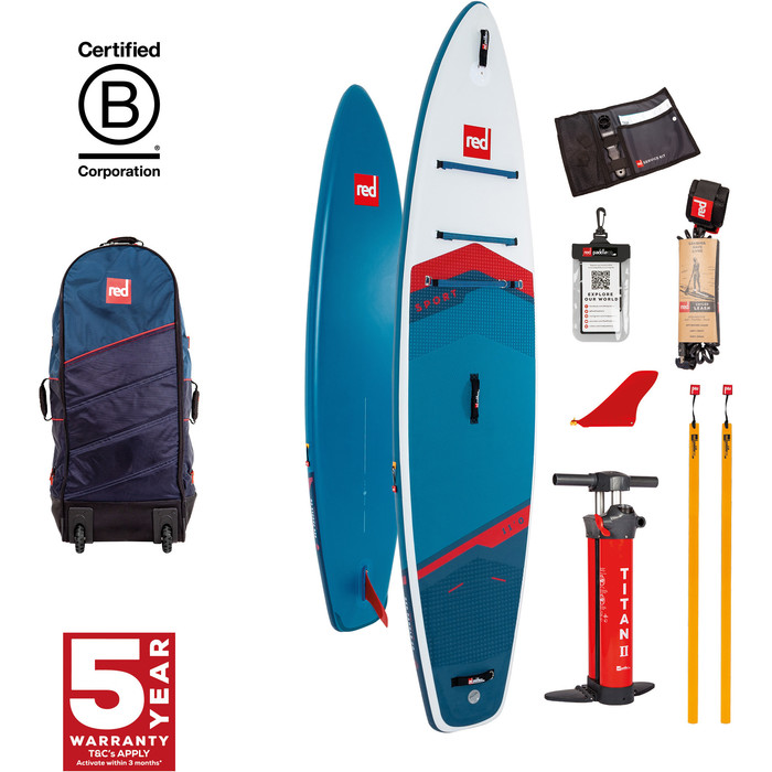 2024 Red Paddle Co 11'0'' Sport MSL Stand Up Paddle Board, Bag & Pump 001-001-002-0058 - Blue