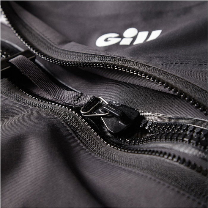 2024 Gill Junior Front Zip Trockenanzug 4804J - Black