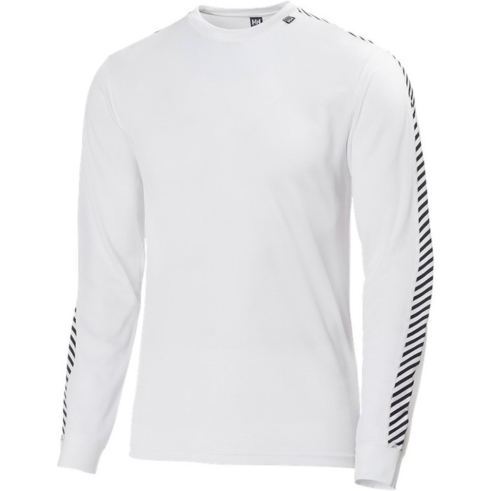 2024 Helly Hansen Lifa Stripe Crew -Basisschichtoberteil White 48800