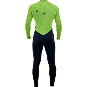 2019 O'Neill Youth Hyperfreak Comp 5/4mm Zip Free Wetsuit Abyss / Day Glo 5328