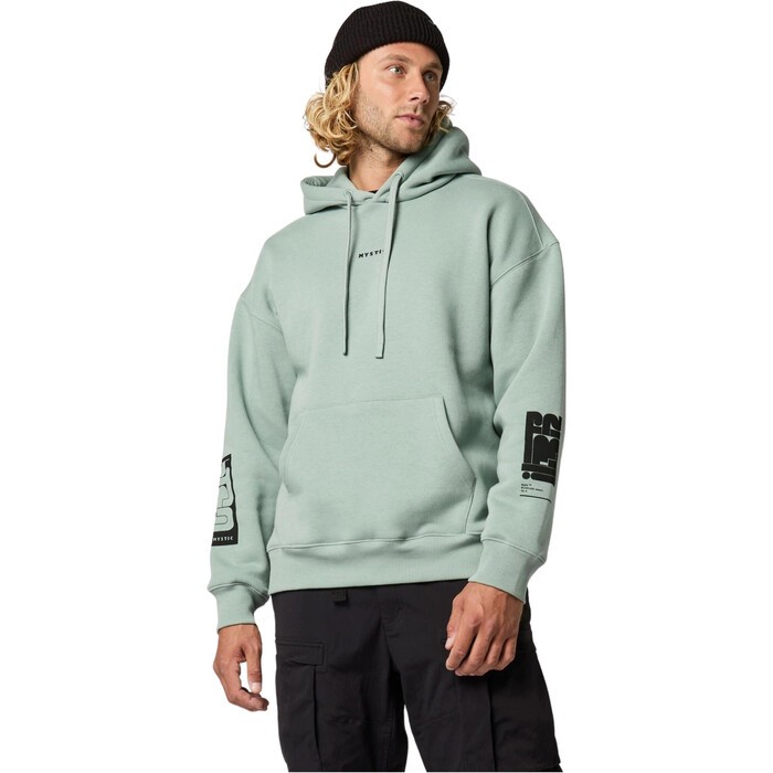 2024 Mystic Boundless Hood Sweat 35104.250105 - Frozen Green