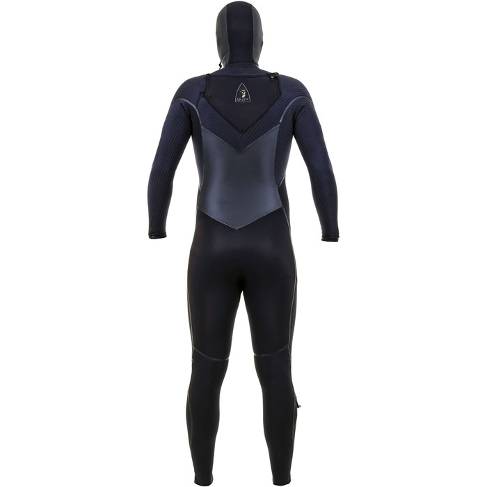 2024 O'Neill Mens Mutant Legend 5/4mm Chest Zip Hooded Wetsuit 5369 - Black