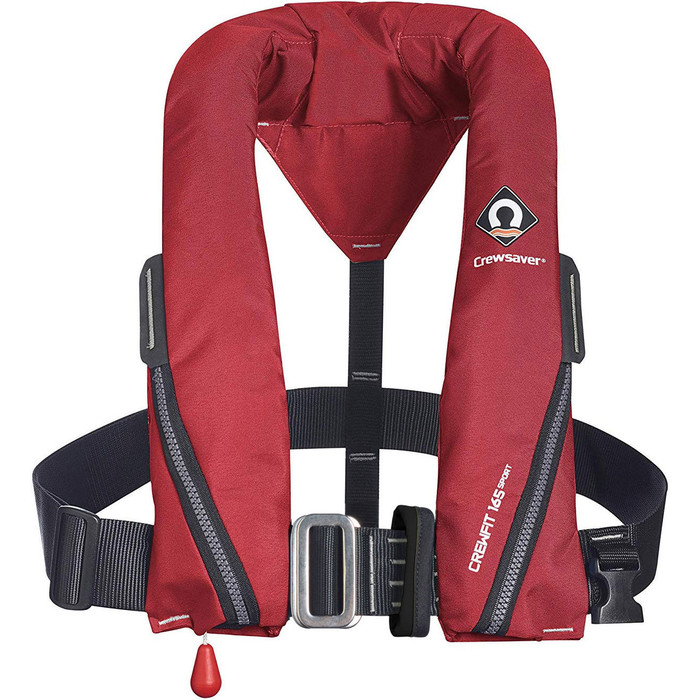 2024 Crewsaver Crewfit 165n Sport Manuelles Gurtzeug Rettungsweste 9715rm - Rot