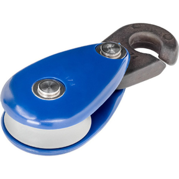 Allen Brothers Classic Dinghy Block Single Plain Bearing with Inglefield Clip Royal Blue A78-74