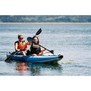 2022 Aquaglide Chelan 140 HB 2 Person Inflatable Kayak - Blue