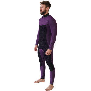 2020 Billabong Mens Furnace Absolute 5/4mm Chest Zip Wetsuit Schwarzen Sand Q45m09