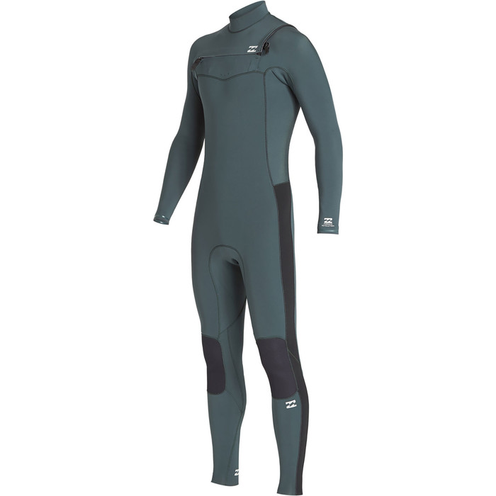 2020 Billabong Mens Furnace Revolution 3/2mm Chest Zip Wetsuit Military Q43M81