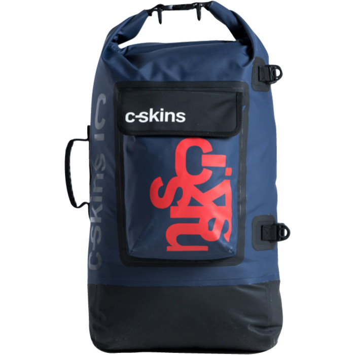 2024 C-Skins Storm Chaser 40L Drybag  C-DBP40 - Slate / Black / Warm Red