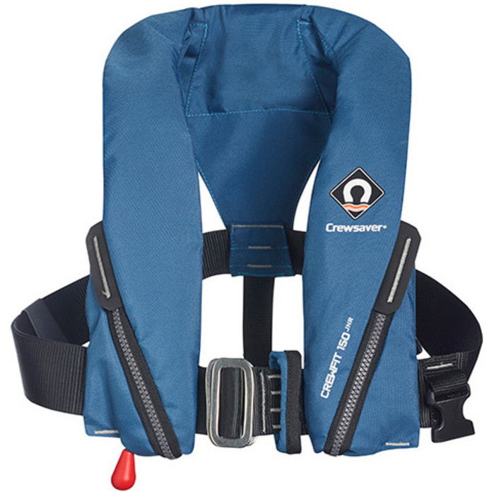 2024 Crewsaver Crewfit 150N Junior Lifejacket Auto With Harness 9705BA - Blue