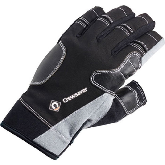 2024 Crewsaver Short Finger Gloves Black 6950