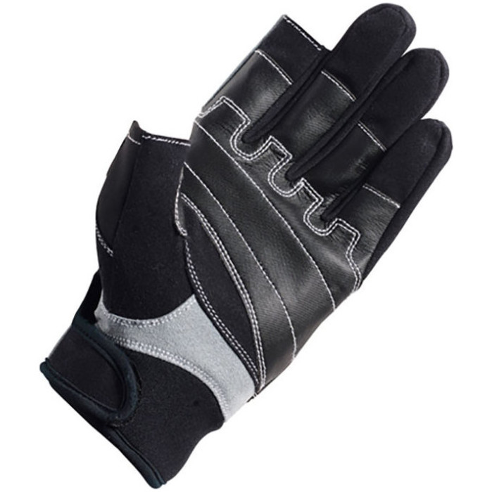 2024 Crewsaver Long Three Finger Gloves Black 6951