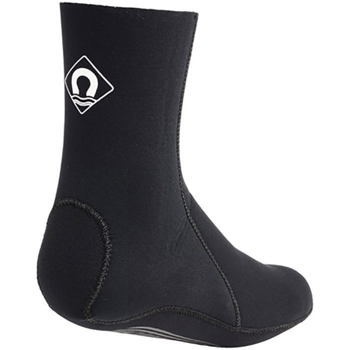 2024 Crewsaver Slate Junior 3mm Neoprene Wetsuit Sock - BLACK 6946