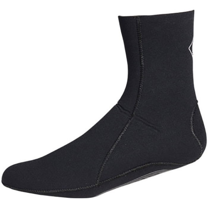 2024 Crewsaver Slate Junior 3mm Neoprene Wetsuit Sock - BLACK 6946