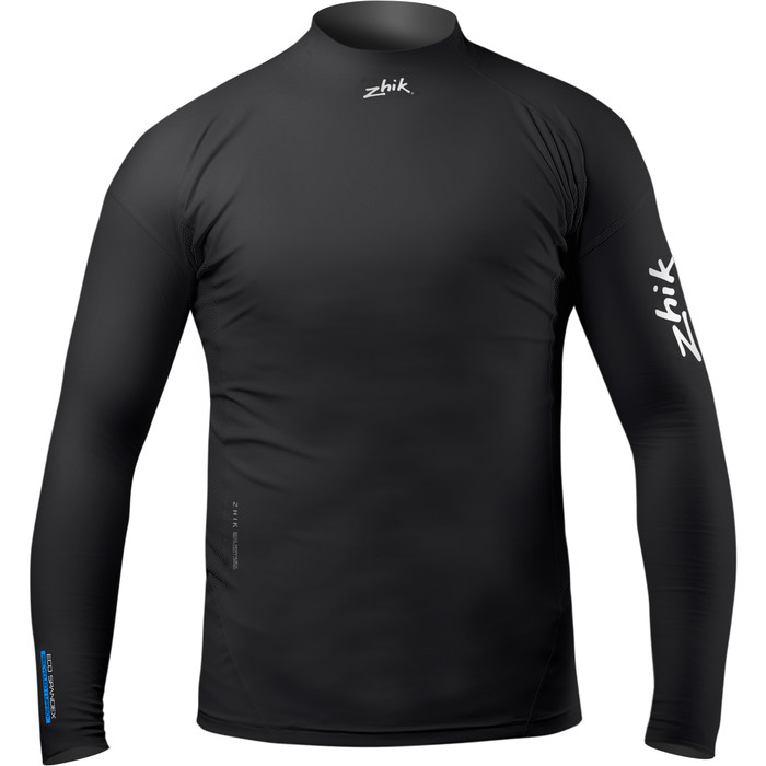 2024 Zhik Junior Long Sleeve Eco Spandex Rash Guard DTP-0063 - Black