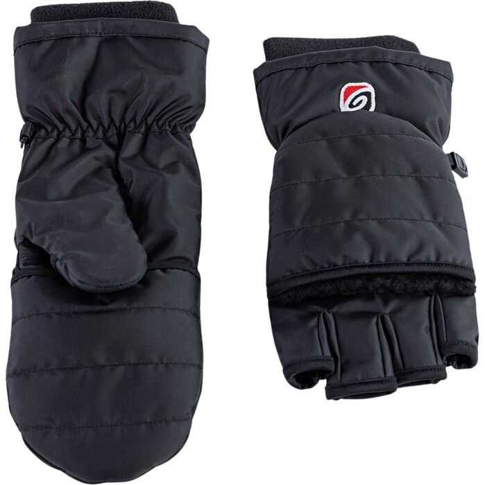 2024 Dryrobe Eco Thermal Handschuhe MITT-BLK - Schwarz / Schwarz