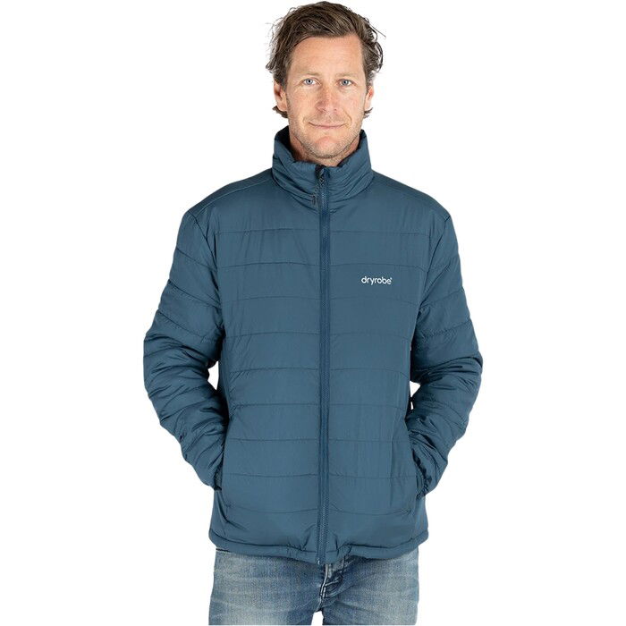 2024 Dryrobe Mens Mid Layer Jacket M100-JCKT-DSB - Deep Sea Blue