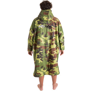 2023 Dryrobe Advance Langrmliges Wechselkleid Robe DR100L - Camo / Grey