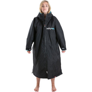 2023 Dryrobe Advance Langarmshirt Wechsel Robe DR100L - Black / Blau