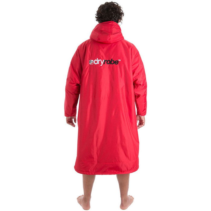 2023 Dryrobe Advance Langarmshirt Wechsel Robe DR100L - Red / Grau