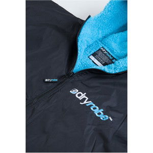 2023 Dryrobe Advance Langarmshirt Wechsel Robe DR100L - Black / Blau