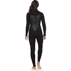 Roxy Womens Syncro 5/4/3mm Back Zip Wetsuit Black ERJW103028