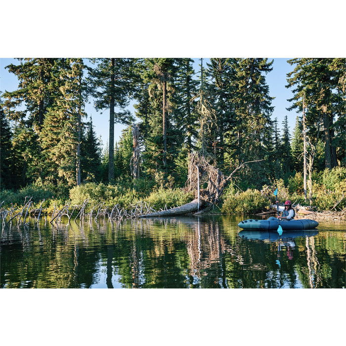 2024 Aquaglide Backwoods Expedition 85 Ultralight 1 Person Kayak AGEXP1 - Navy