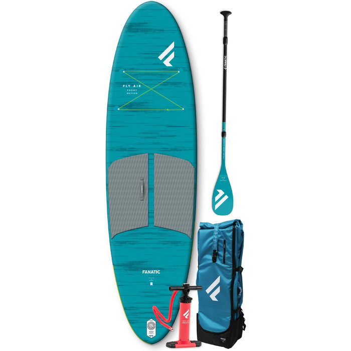 2024  Fanatic Fly Air Pocket 10'4 SUP Package - Carbon 35 Paddle 13200-1760