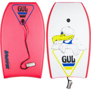 2022 Gul Seaspray Kids 33 Bodyboard & Power Boot Bundle - Rot