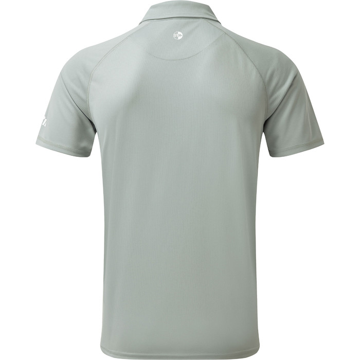 2024 Gill Mens UV Tec Polo Top Grey UV008