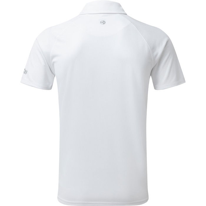 2024 Gill Mens UV Tec Polo Top White UV008