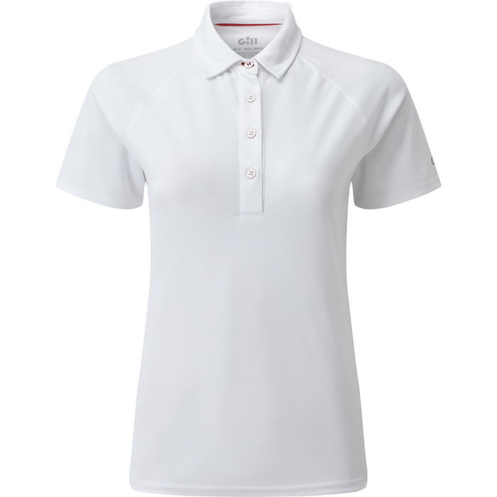 2024 Gill Damen Uv Tec Poloshirt Wei Uv008w