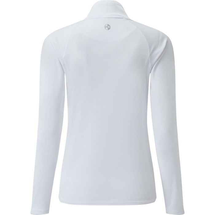 2024 Gill Frauen Uv Tec Zip Neck Top Wei Uv009w