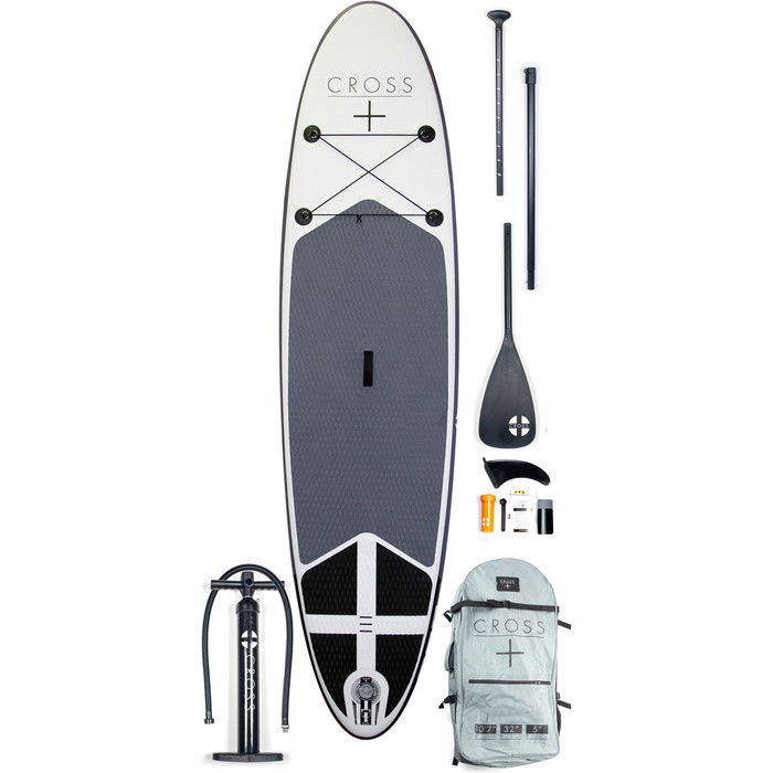 2024 Gul Cross 10'7 Inflatable SUP Board Package - Board, Bag, Pump, Paddle & Leash CB0029-B7