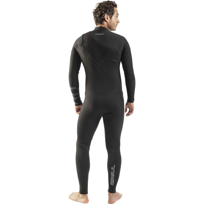 2024 Gul Mens Response FX 5/4mm GBS Chest Zip Wetsuit RE1242-C1 - Black / Contour Camo